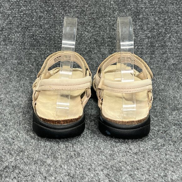 Teva Ventura‎ Cork sandals Women's Size 8.5 Cream Leather Athletic Comfort Beach - Picture 5 of 13
